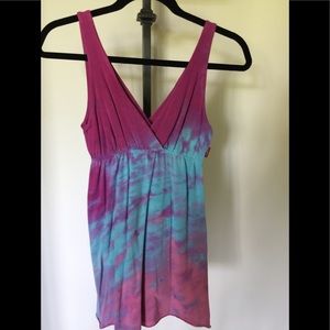 Hard Tail tie dye tank top